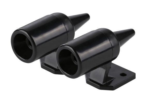 Repelente ultrasónico para animales, negro