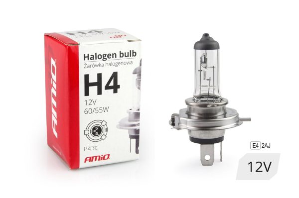 Bombilla halógena H4 12V 60/55W UV filter (E4)