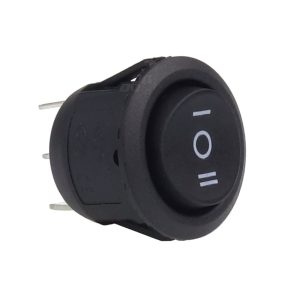Interruptor redondo (doble) 12/230V BU03