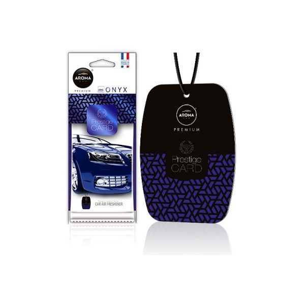 Ambientador para coche AROMA PRESTIGE CARD ONYX