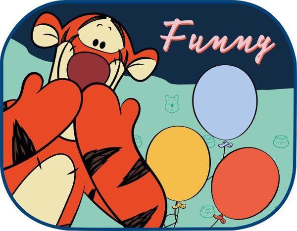 Protectores Solares Laterales 2 unid 44x35 cm WINNIE THE POOH
