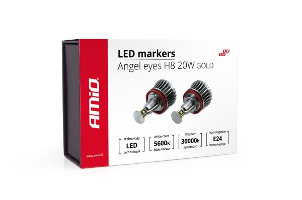 LED marker/ Ojos de Ángel H8 20W GOLD
