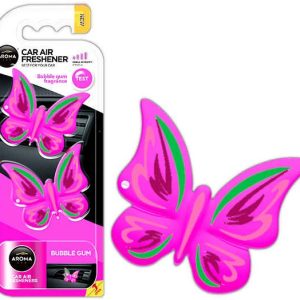 Ambientador para coche AROMA FANCY SHAPES BUTTERFLY Bubble Gum