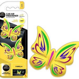 Ambientador para coche AROMA FANCY SHAPES BUTTERFLY Vainilla