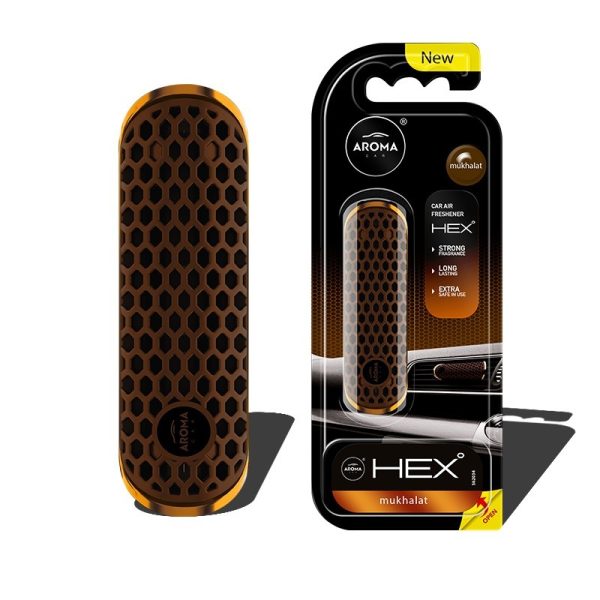 Ambientador para coche AROMA FANCY SHAPES POLYMER HEX Mukhalat