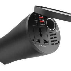 Convertidor (invertidor) AMiO 12V/230V 150W/300W 2xUSB PI02