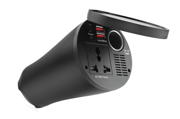Convertidor (invertidor) AMiO 12V/230V 150W/300W 2xUSB PI02