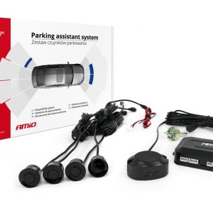 Sensor de Aparcamiento Buzzer 4 sensores- color negro