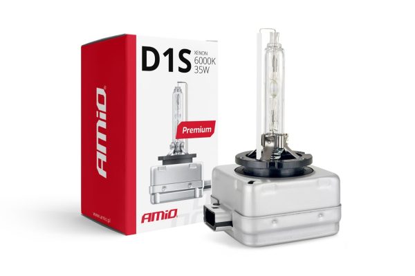 Bombilla xenón tipo D1S 6000K AMiO PREMIUM