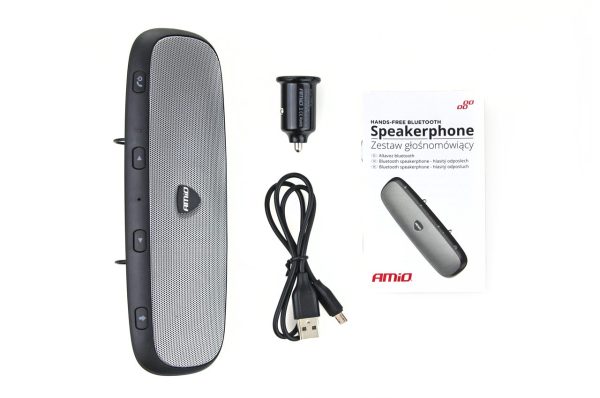 Manos Libres Bluetooth Altavoz QC 3.0 USB con cargador HFB-01
