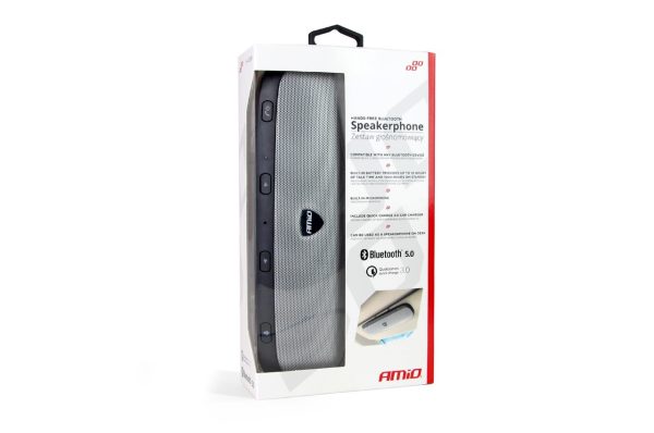 Manos Libres Bluetooth Altavoz QC 3.0 USB con cargador HFB-01