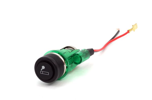 Kit Encendedor de Cigarrillos con Iluminación verde 12V CLI-03