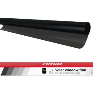 Lámina- película de tinte lunas- Super Dark Black (Negro Super Obscuro) 0,75x3m (5%)