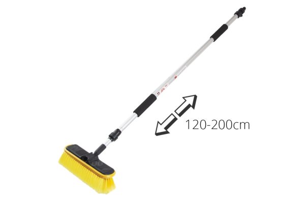 Cepillo para Lavado de Coche con Conector de Agua 120-200cm / 25,4 cm cabeza Brush-07