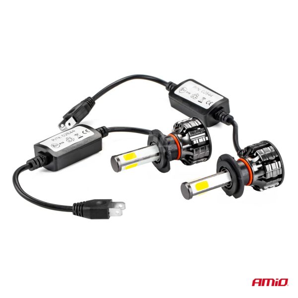 Bombilla Luz de Cruce LED Headlamp H7 COB 4Side AMiO