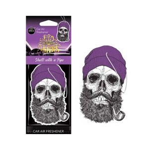 Ambientador para coche AROMA CAR MUERTOS Skull with a Pipe Coral Stuff