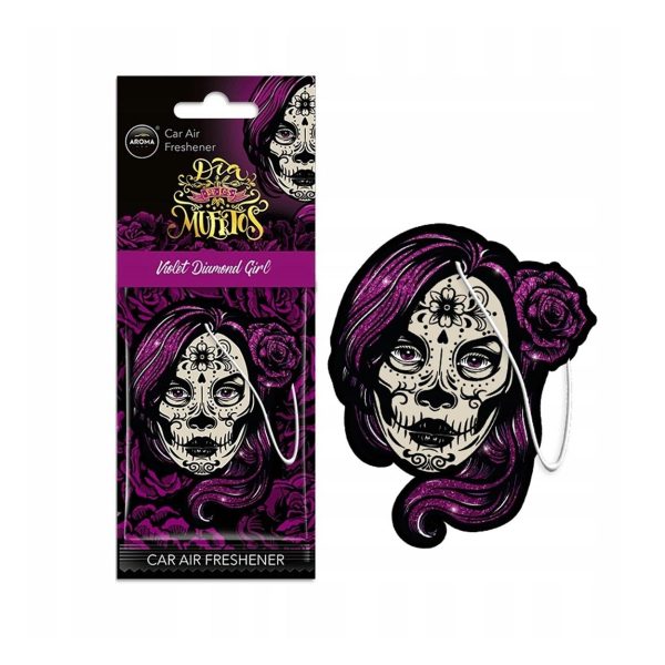 Ambientador para coche AROMA CAR MUERTOS Violet Girl Spicy Delight