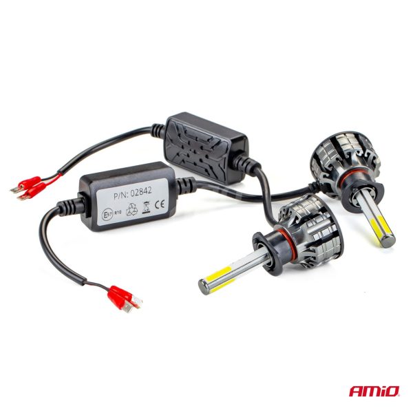 Bombilla Luz de Cruce LED Headlamp H1 COB 4Side AMiO