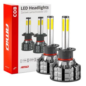 Bombilla Luz de Cruce LED Headlamp H1 COB 4Side AMiO