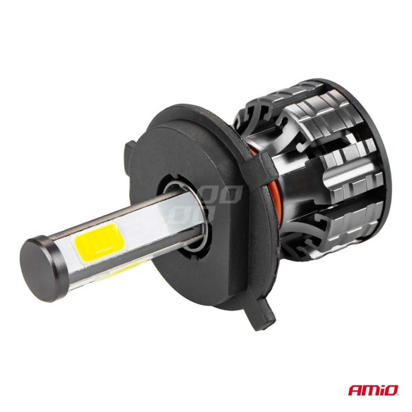 Bombilla Luz de Cruce LED Headlamp H4 COB 4Side AMiO