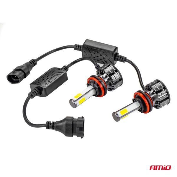 Bombilla Luz de Cruce LED Headlamp H8/H9/H11 COB 4Side AMiO