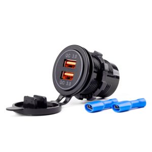 Cargador impermeable 2xUSB 12/24V MOD-05