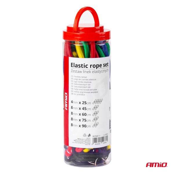 Juego de cuerdas elásticas x12