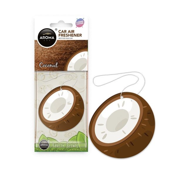 Ambientador para coche AROMA CAR HANGING FRUITS Coco