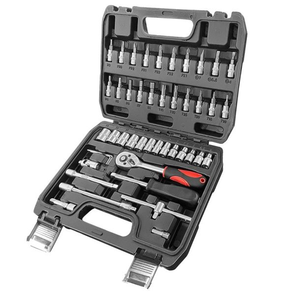 Juego de autocle 1/4" - 47pzs.