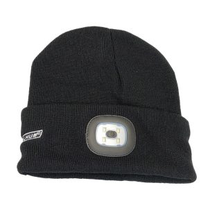 Gorro de lana con linterna