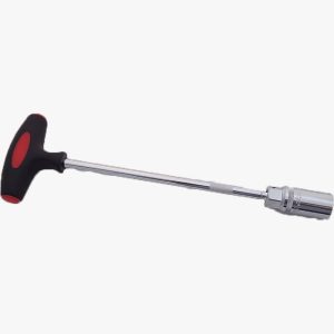 Llave de bujía en T imantada 16mm.
