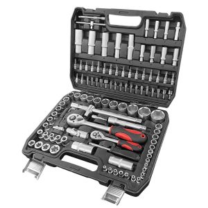 Juego de autocle 1/4 " y 1/2" - 108 pzs.