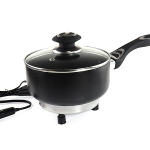 Olla eléctrica con tapa para vehículos 18cm x 8cm 250W 24V