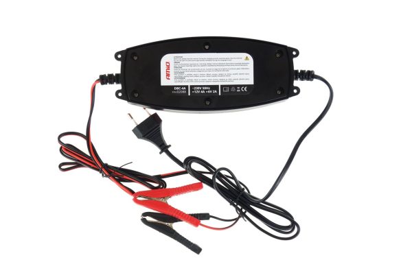 Cargador de Batería Digital 6V/12V - 2A/4A - DVL DBC-4A