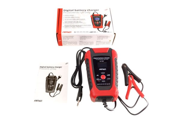 Cargador de Batería Digital 6V/12V - 2A/6A - DBC-02
