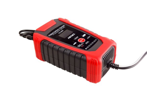 Cargador de Batería Digital 6A/3A, 12V/24V AMiO DBC-03