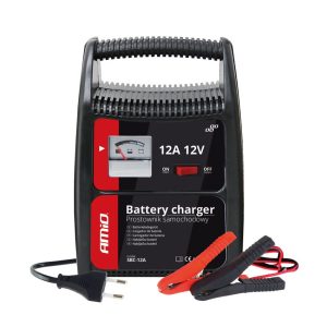 Cargador para batería con indicador (fusíble) 12A, 12V AMiO SBC-12A