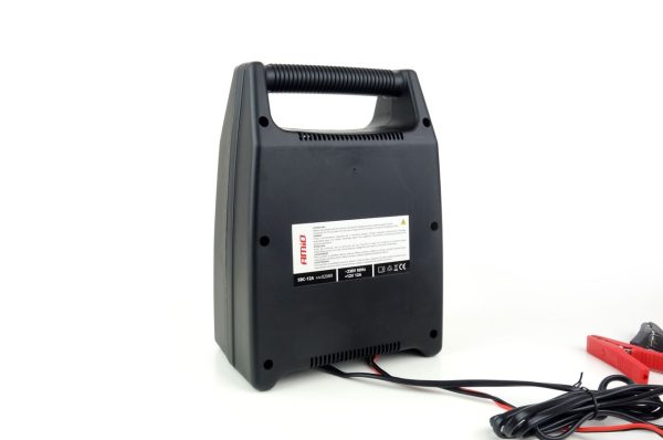 Cargador para batería con indicador (fusíble) 12A, 12V AMiO SBC-12A