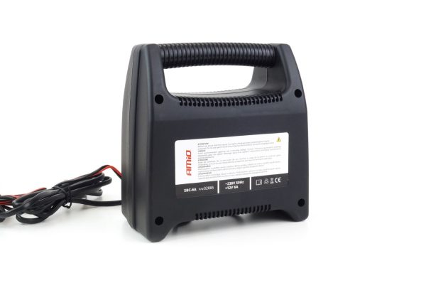 Cargador para batería con indicador (fusíble) 6A, 12V AMiO SBC-6A