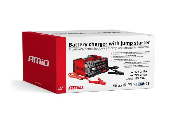Cargador y arrancado de batería 12V/24V 12V 75A