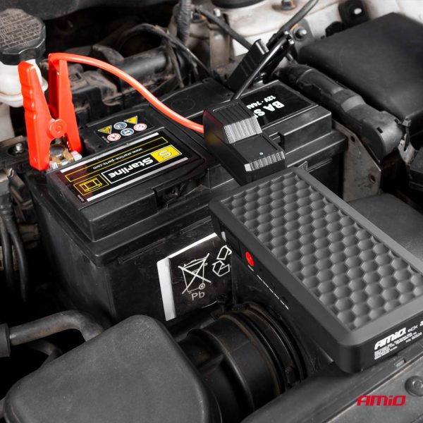 Cargador/ Arrancador Portable de baterías con Powerbank 12V 4Ah 800A SJ02
