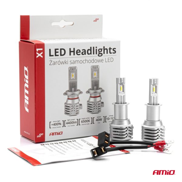 Bombilla Luz de Cruce LED Headlamp H3 X1 Series AMiO