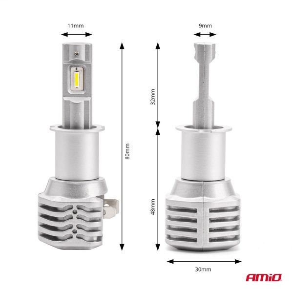 Bombilla Luz de Cruce LED Headlamp H3 X1 Series AMiO