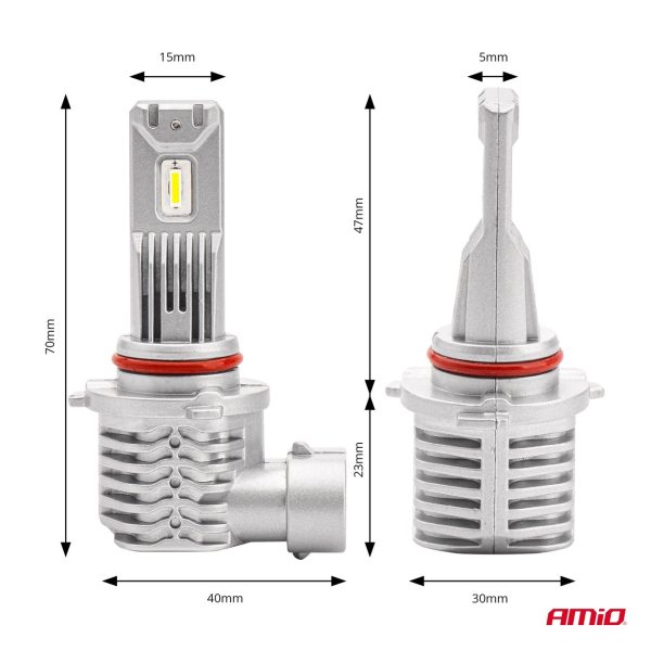 Bombilla Luz de Cruce LED Headlamp HB3 9005 X1 Series AMiO