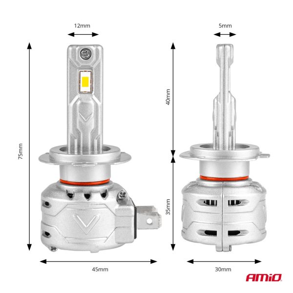 Bombilla Luz de Cruce LED Headlamp H7 X2 Series AMiO