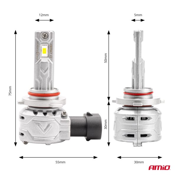 Bombilla Luz de Cruce LED Headlamp HB4 9006 X2 Series AMiO