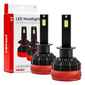Bombilla Luz de Cruce LED Headlamp H1 X3 Series AMiO