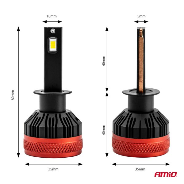 Bombilla Luz de Cruce LED Headlamp H1 X3 Series AMiO