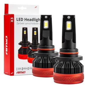 Bombilla Luz de Cruce LED Headlamp HB3 9005 X3 Series AMiO