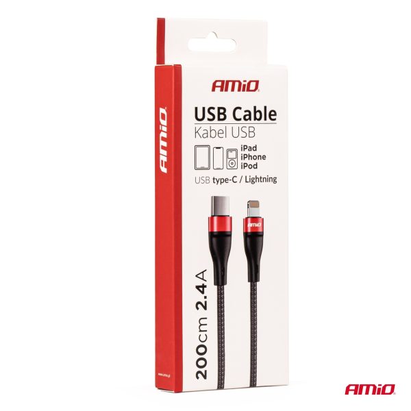 Cable USB-C+USB-C 200cm FullLINK UC-19